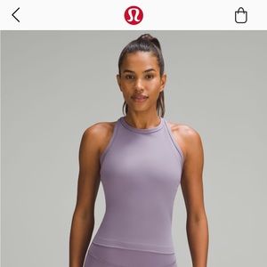 Lululemon align purple high neck tank